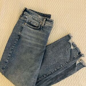 Time and Tru Light Blue Ankle Jeans